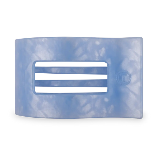 Teleties Flat Rectangle Hair Clip | Blue Lagoon | Assorted Sizes