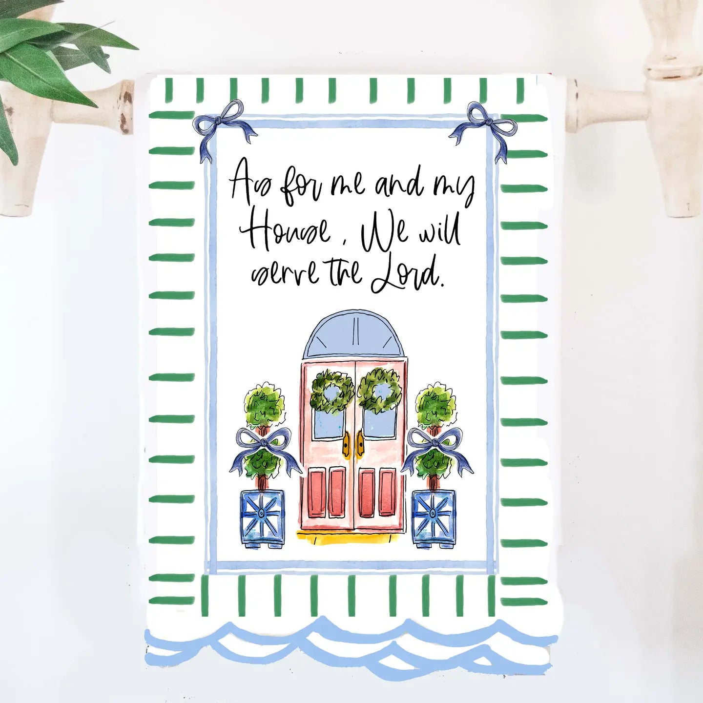 As For Me and My House Tea Towel