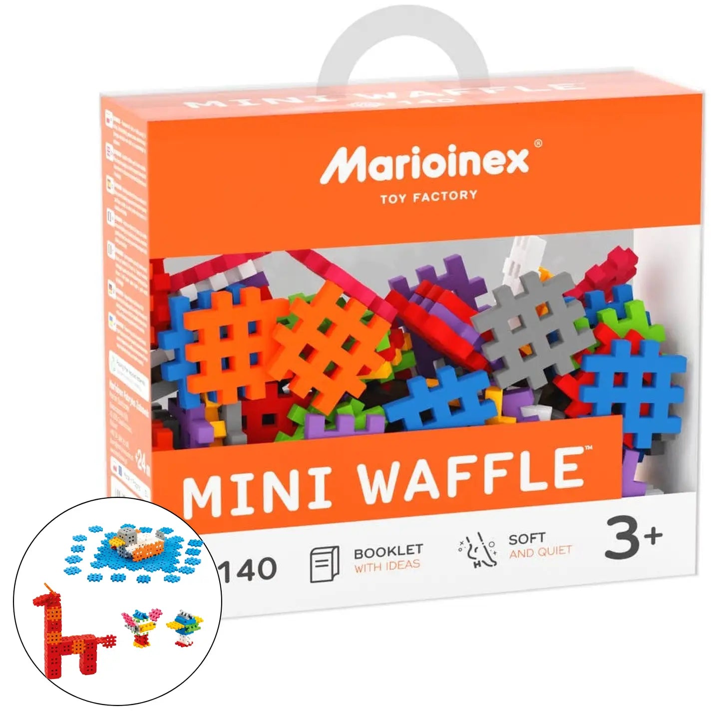 Marioinex Mini Waffle | 140 Pcs