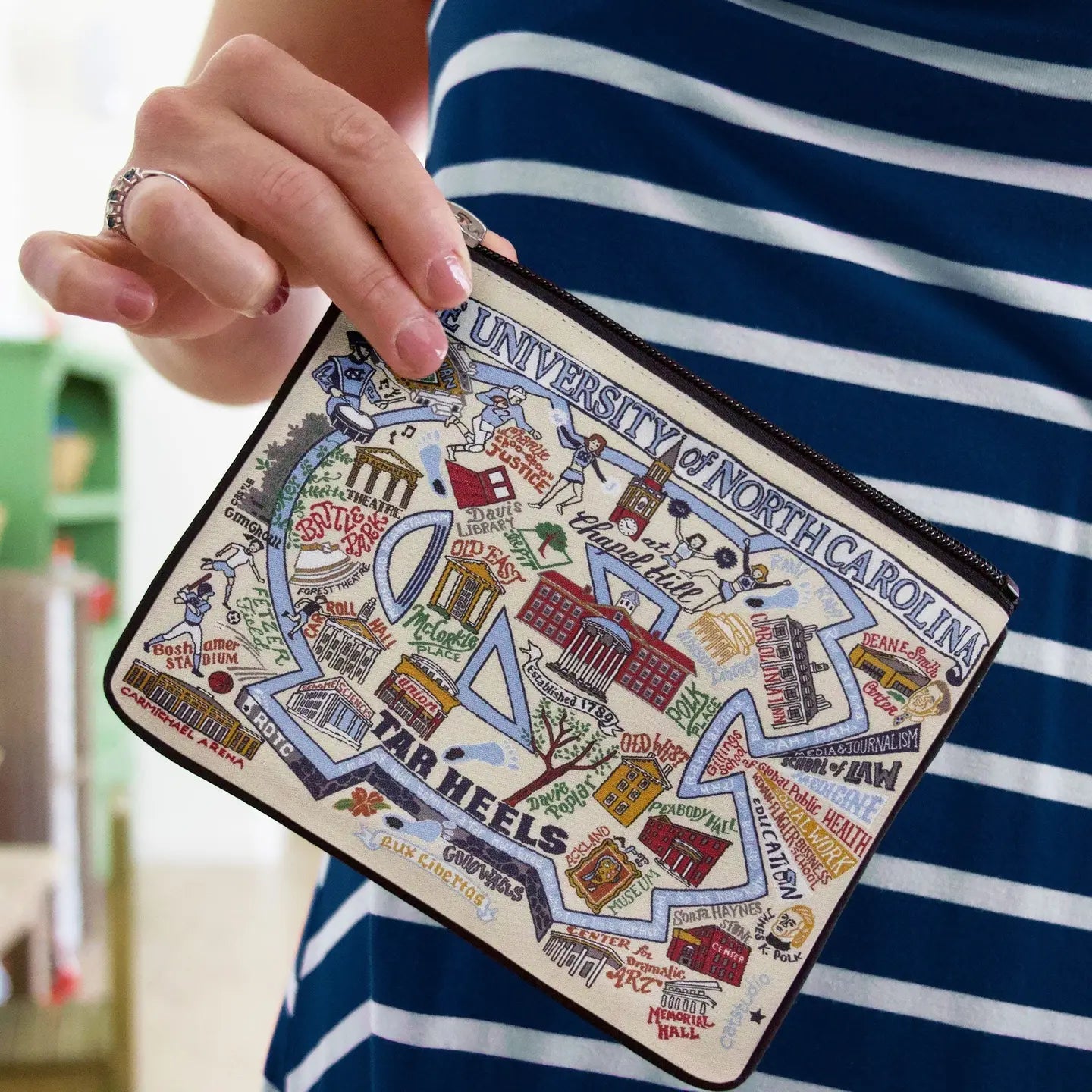 University of North Carolina Collegiate Zip Pouch