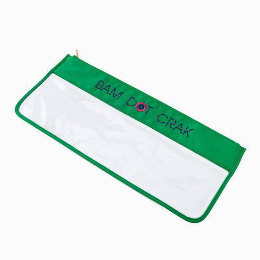 Mahjong Bag | Bam Dot Crak | Kelly Green