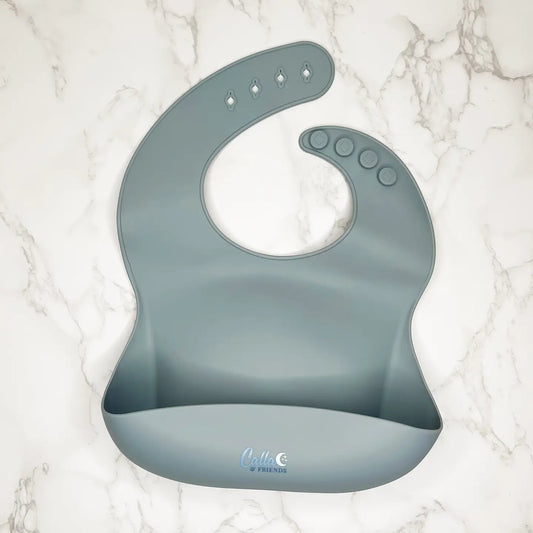 Catch All Bib | Cloud Gray
