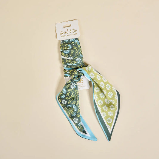 Twirl & Tie Scarf Accessory | Everbloom Forest Green