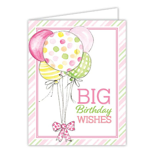 Greeting Card | Birthday | Wishes Pink