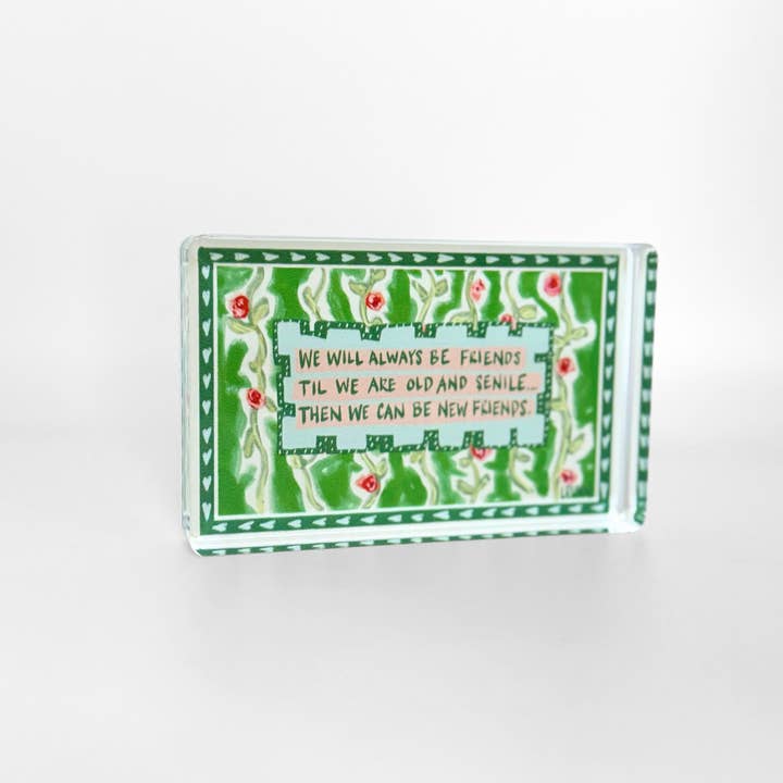Acrylic Block | New Friends