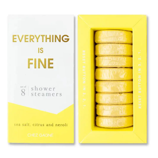 Shower Steamers | Sea Salt, Citrus & Neroli | Everything Is Fine