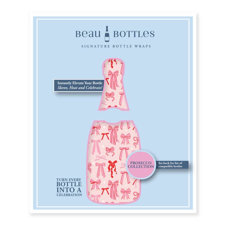 Beau Bottles Pretty in Bows | Prosecco Collection