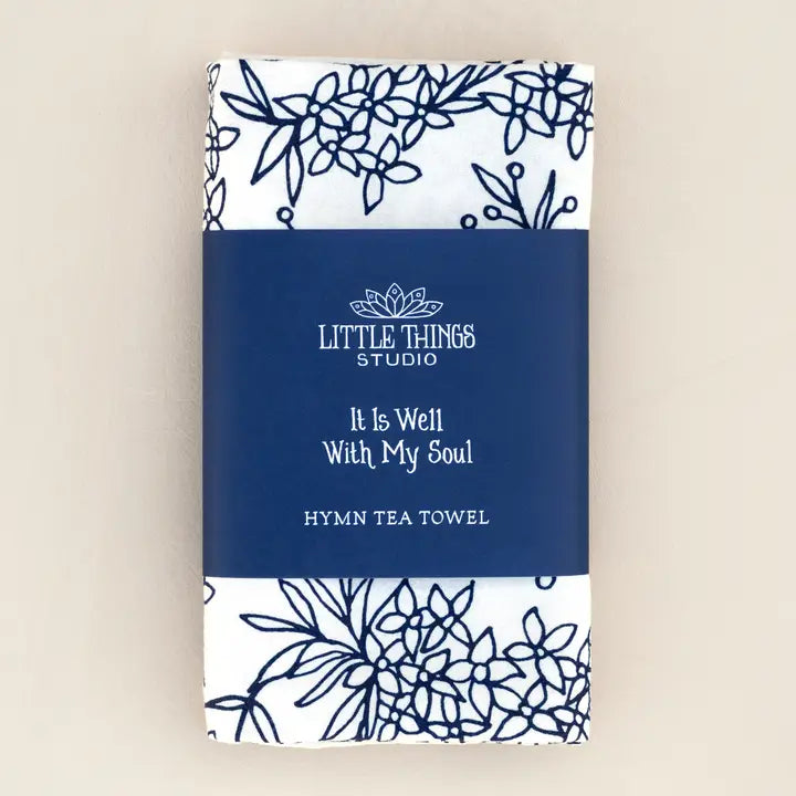 Tea Towel | It Is Well with My Soul Hymn