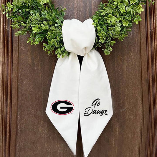 Embroidered Logo Wreath Sash | Georgia