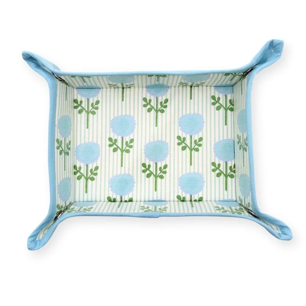 Snap Tray | Marigold Ticking Stripe Blue