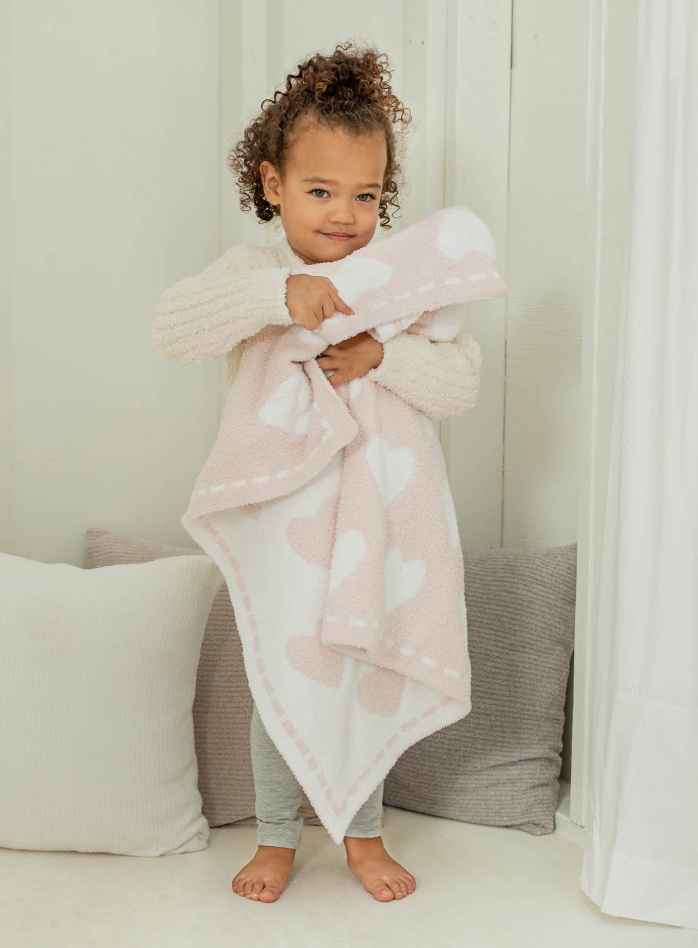 CozyChic Dream Receiving Blanket | Hearts
