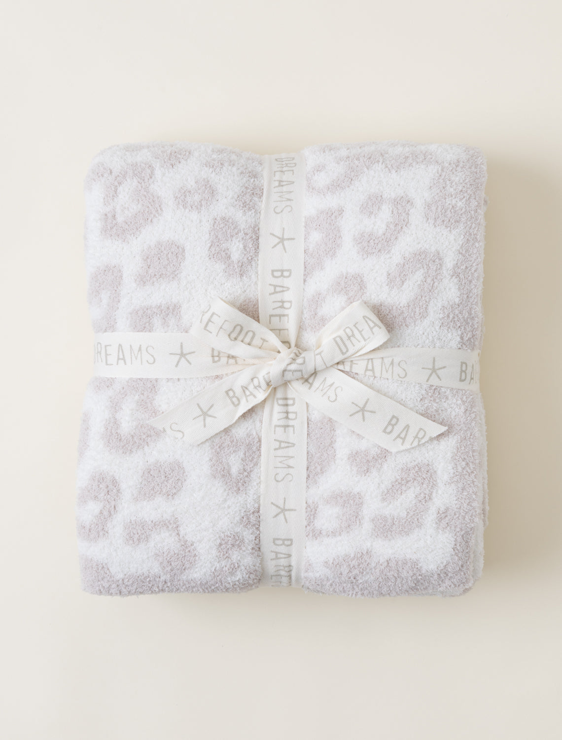 CozyChic® Barefoot in the Wild® Throw - Cream/Stone