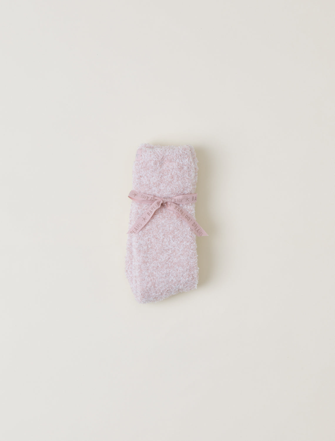CozyChic® Heathered Socks | Dusty Rose/White