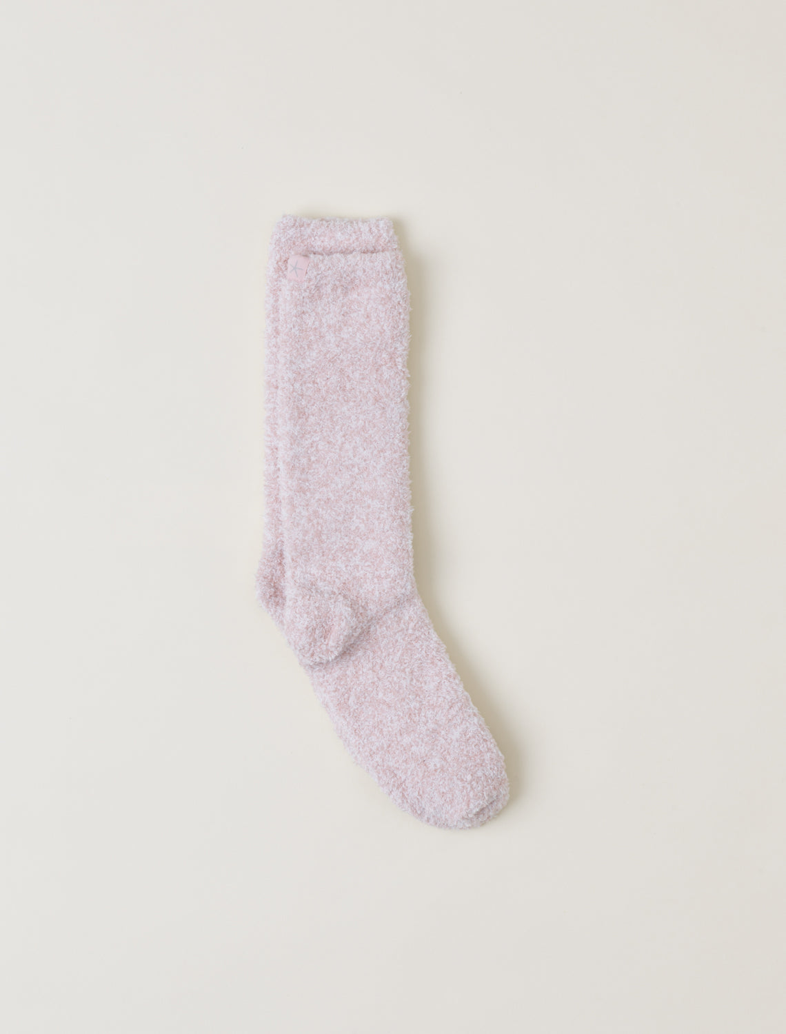 CozyChic® Heathered Socks | Dusty Rose/White