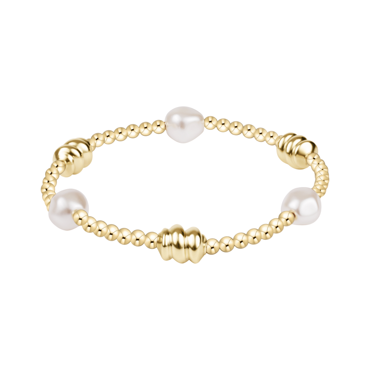 Admire Gold Admire Pearl 3mm Gold Bracelet