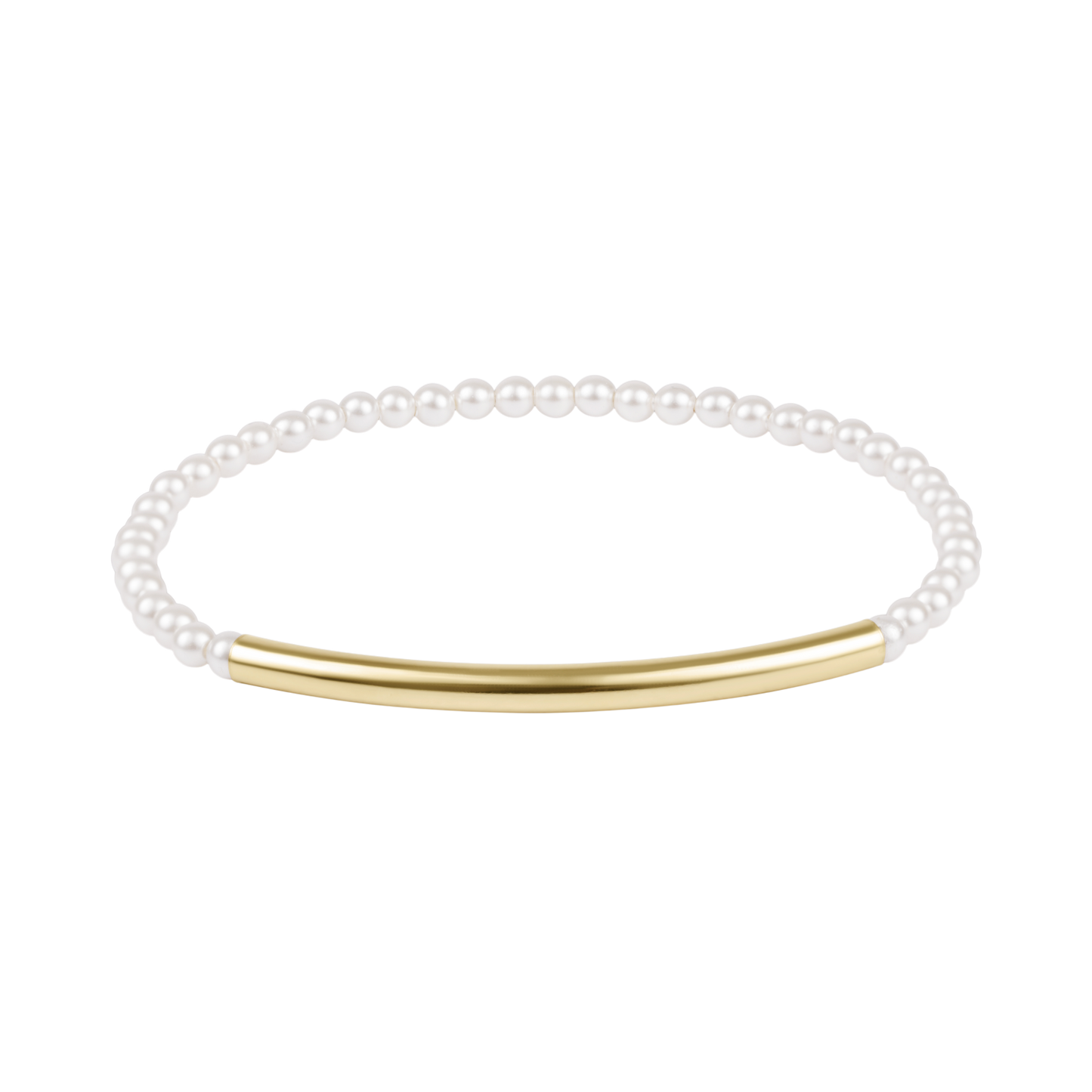 Bliss Bar Smooth Pearl 3mm Bracelet
