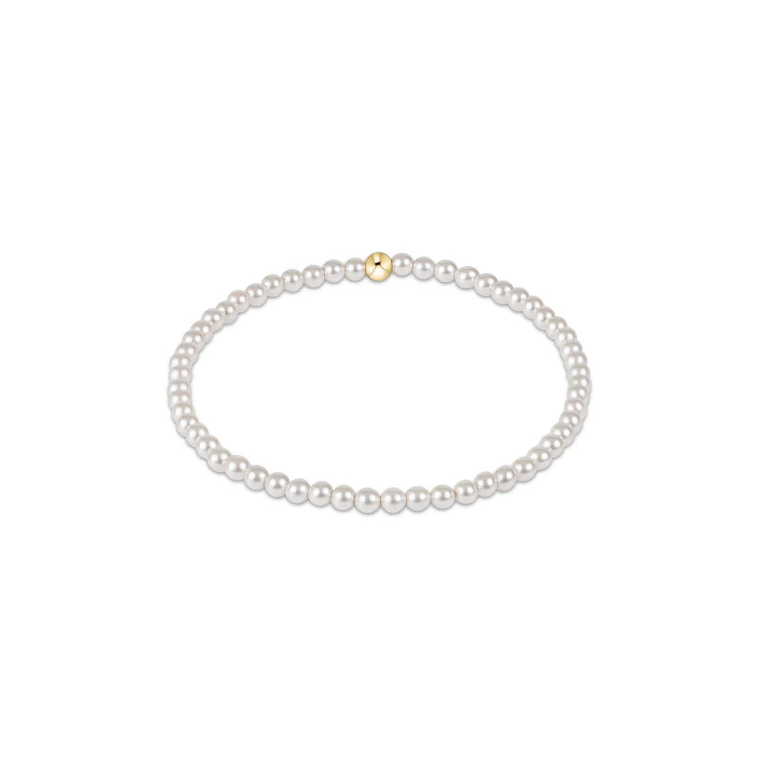 Extends | Classic Pearl 3mm Bead Bracelet