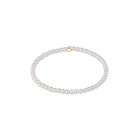 Extends | Classic Pearl 3mm Bead Bracelet