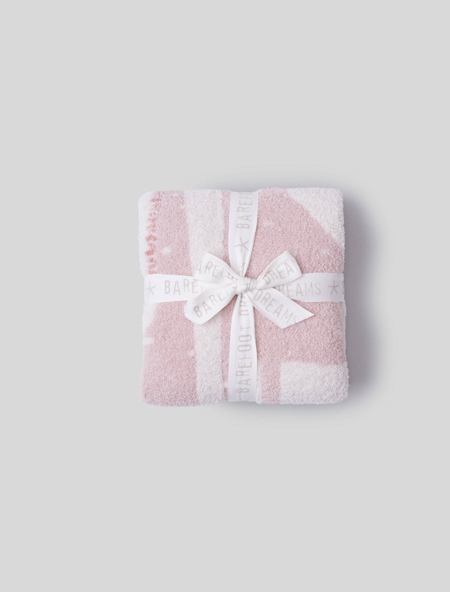 CozyChic® Giraffe Stroller Blanket | Dusty Rose