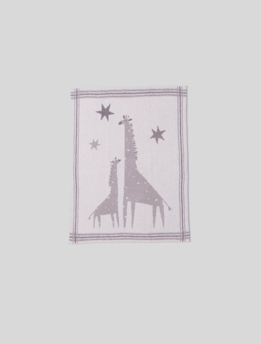 CozyChic® Giraffe Stroller Blanket | Sandstone