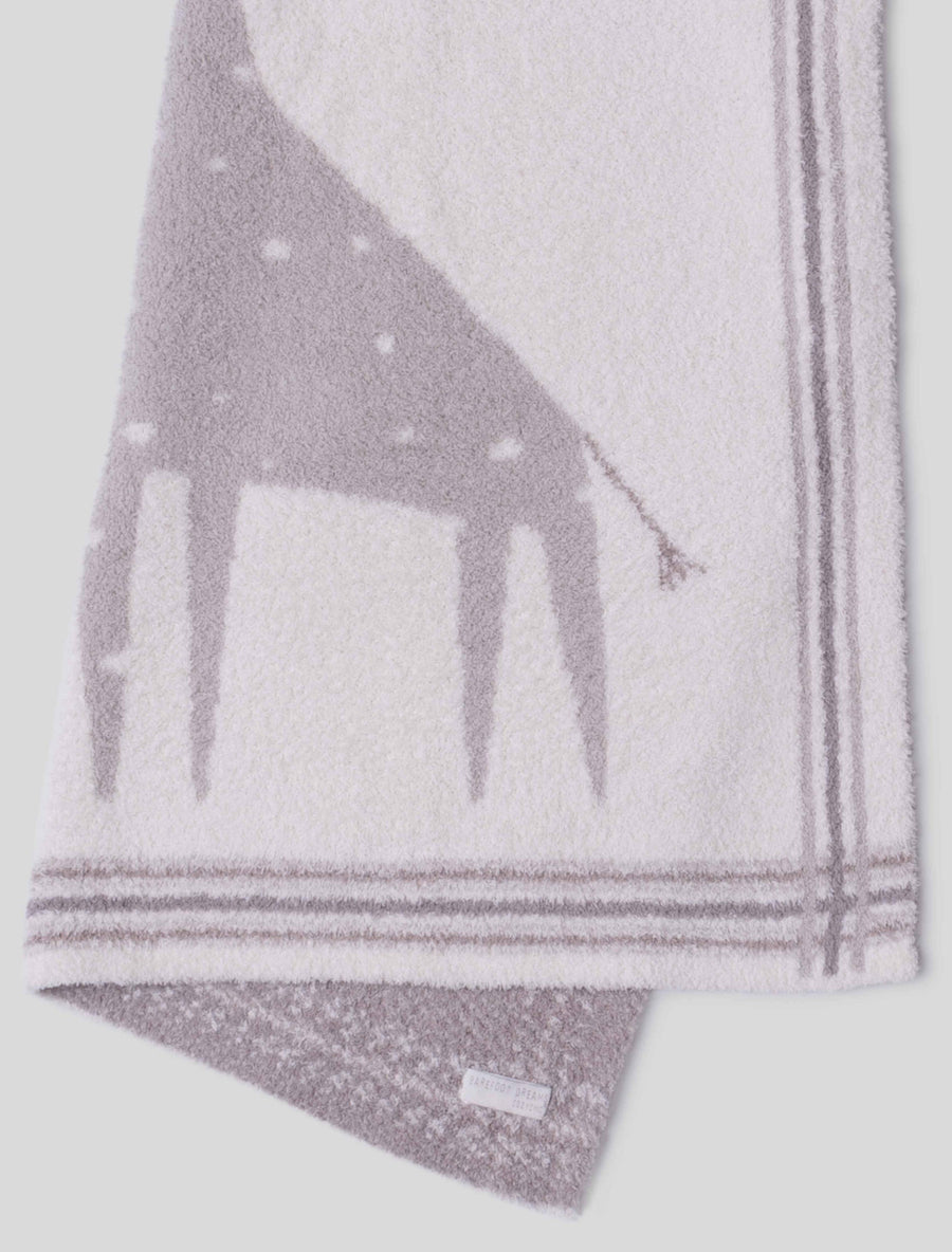 CozyChic® Giraffe Stroller Blanket | Sandstone