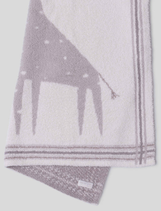 CozyChic® Giraffe Stroller Blanket | Sandstone