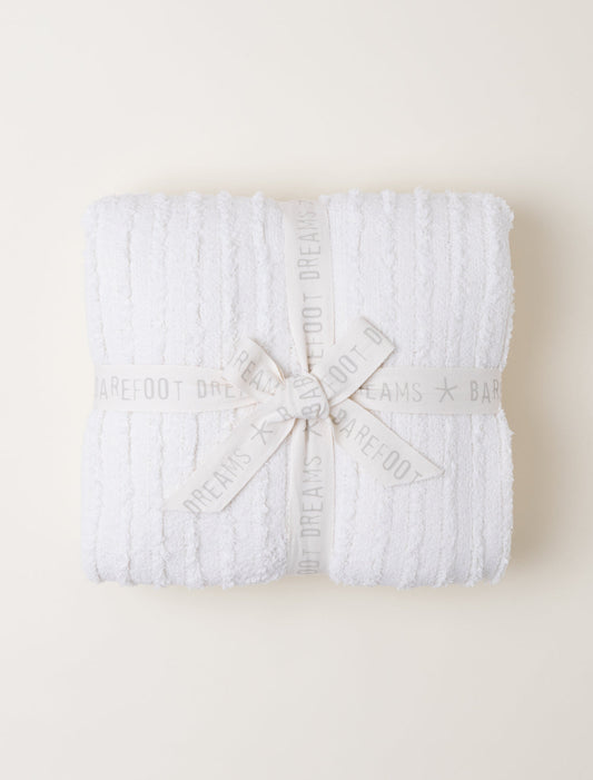 CozyChic® Angular Rib Blanket - Cream