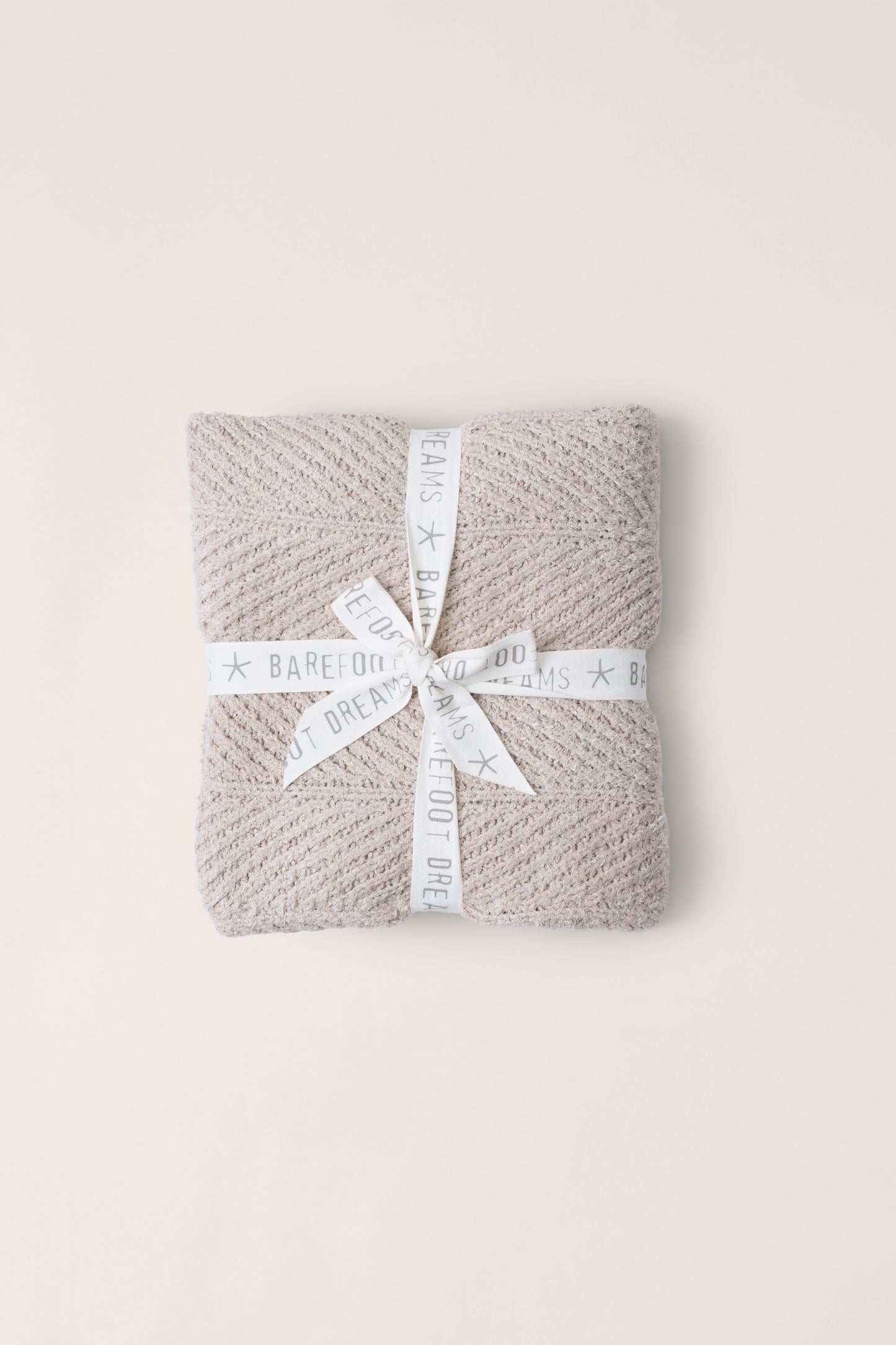 Cozy Shine Herringbone Blanket | Stone