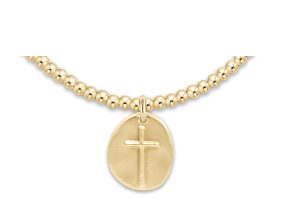 Extends | Classic Gold 2mm Bead Bracelet | Inspire Small Gold Charm