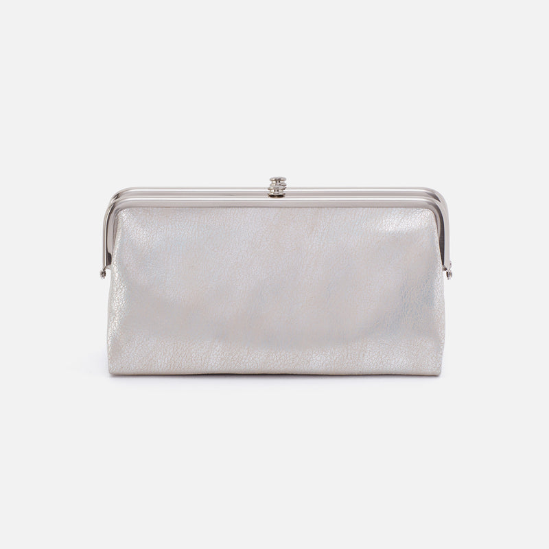 Lauren | Clutch-Wallet | Metallic Silver