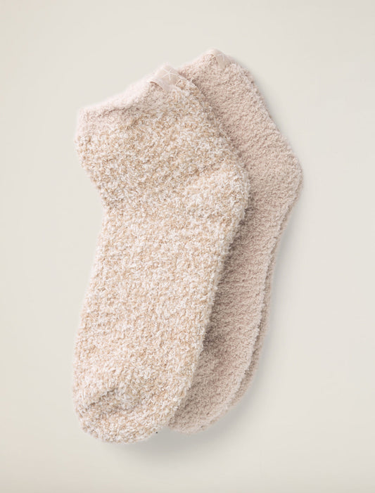 CozyChic® 2 Pair Tennis Socks | Stone/Multi