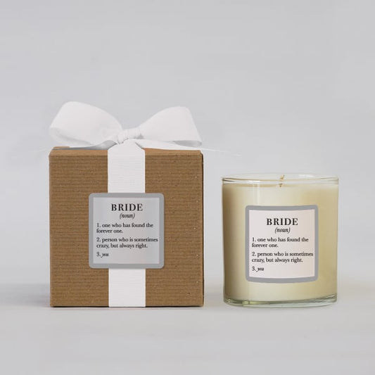 Bride Definition Candle