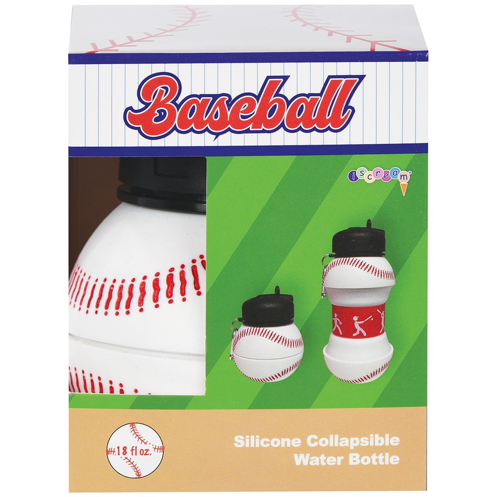 Baseball Collapsible Water Bottle