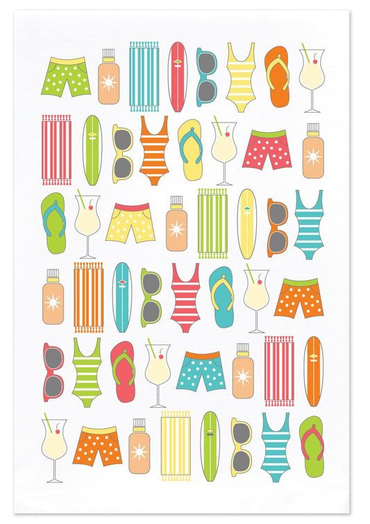Beach Day Hand Towel