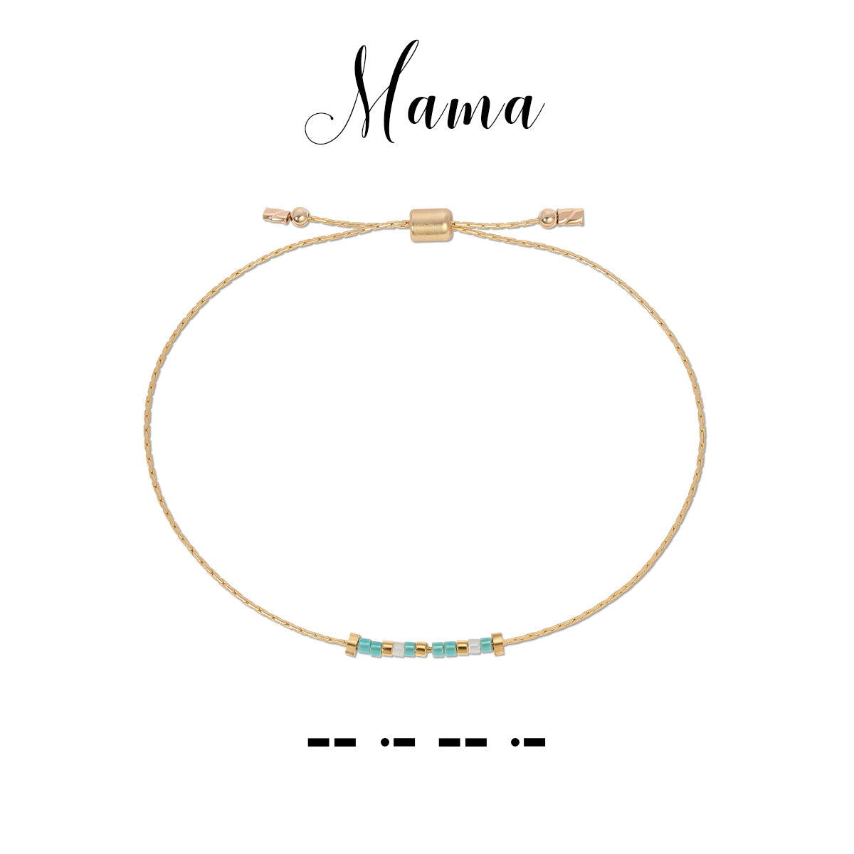 Dot and Dash Bracelet - Mama