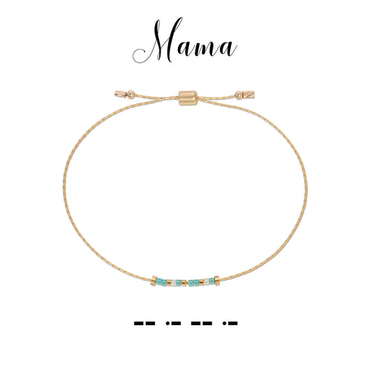 Dot and Dash Bracelet - Mama