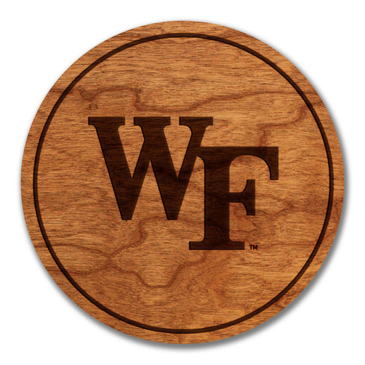 Wake Forest WF Logo Cherry Coaster