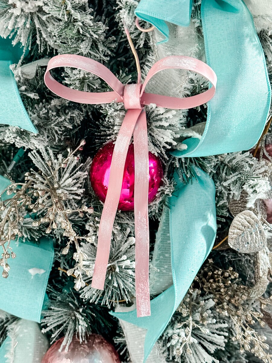 Pink Bow Ornament