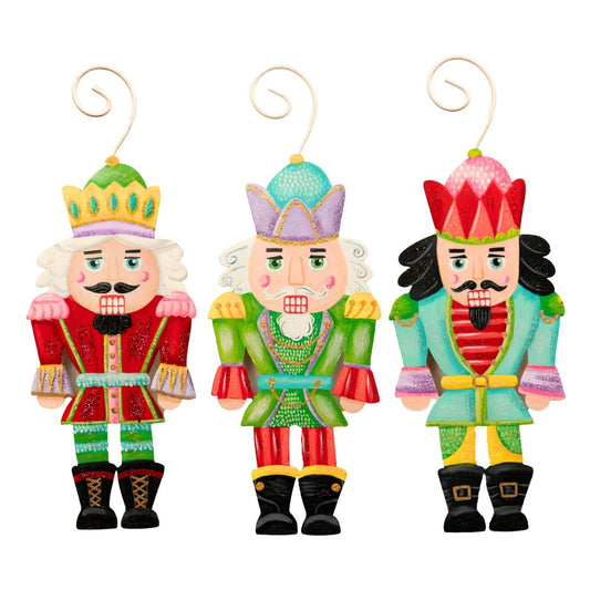 Merry & Bright Nutcracker Ornaments | Assorted Styles