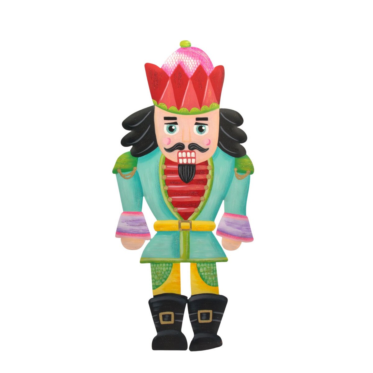 Metal Stake/Decor | Merry & Bright Nutcracker