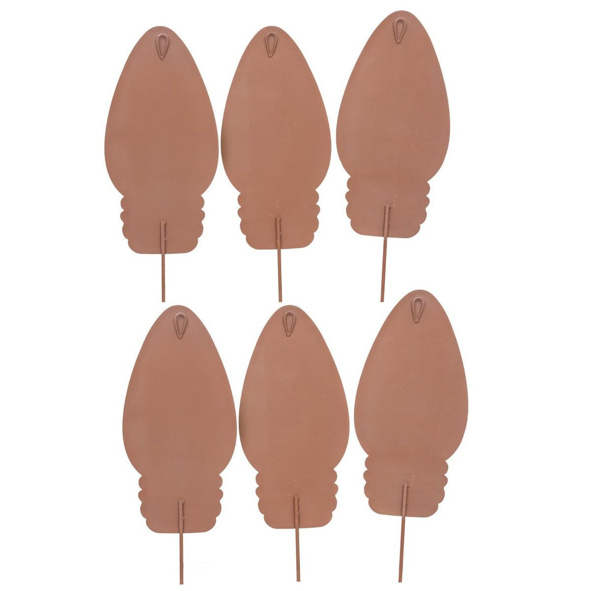 Metal Stake/Decor | Merry & Bright Bulbs | Assorted Colors