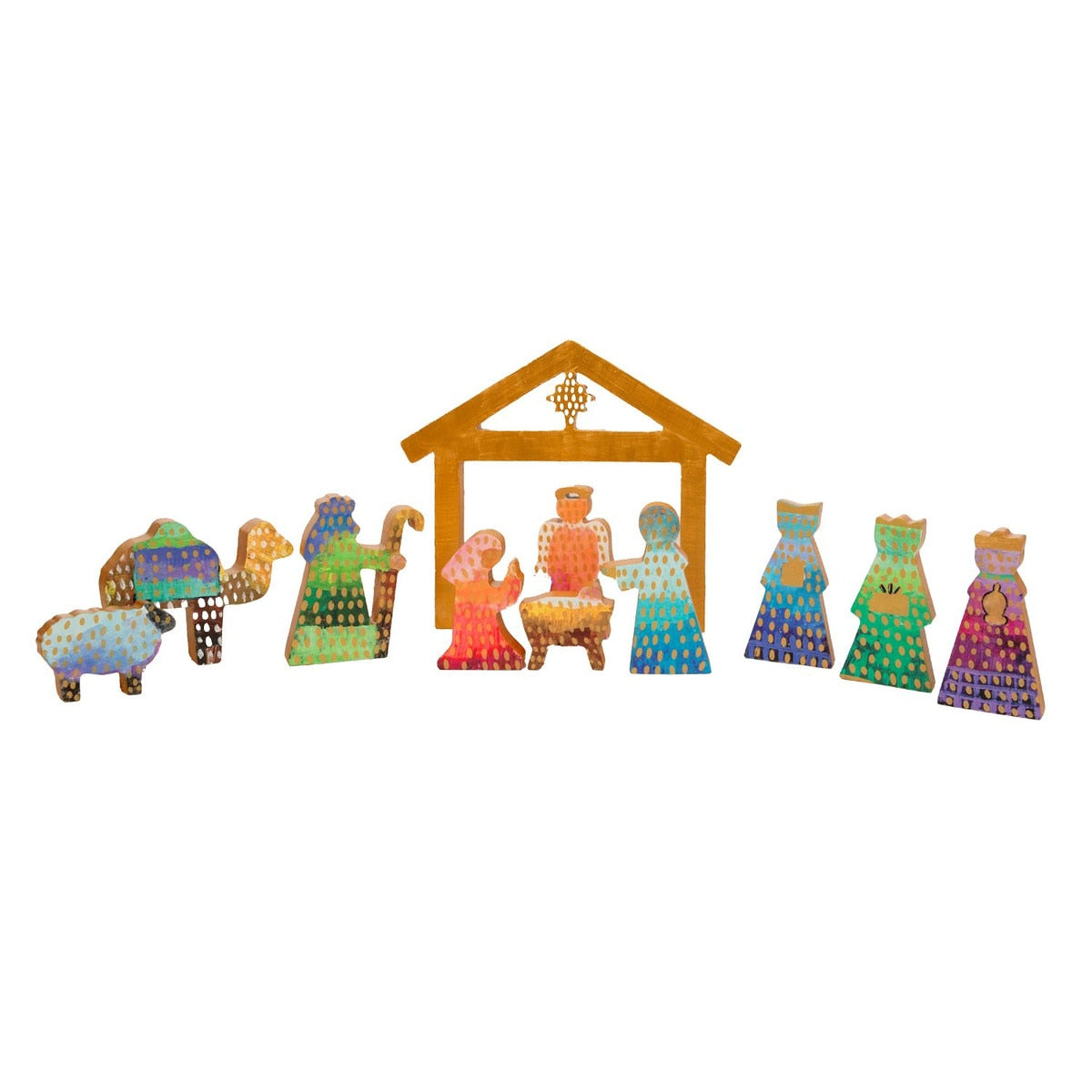 Wooden Nativity Set
