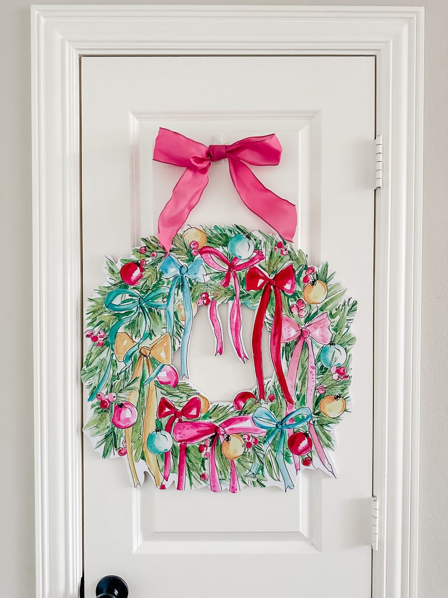 Vintage Wreath Door Hanger