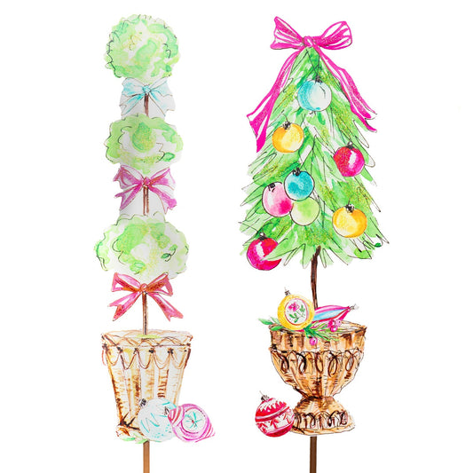 Metal Stake/Decor | Beck's Vintage Trees | Assorted Styles