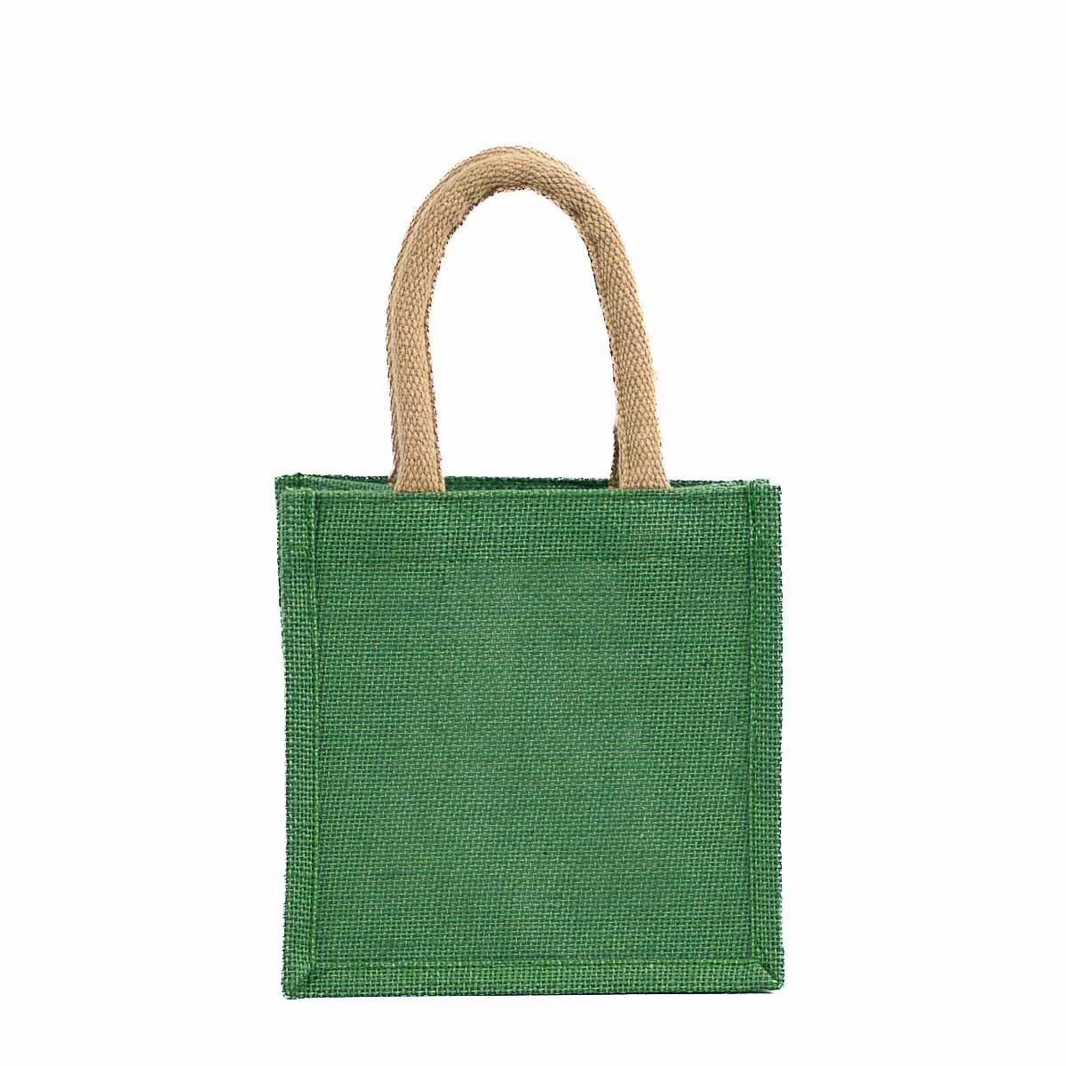 Jute Petite Gift Tote - Kelly Green