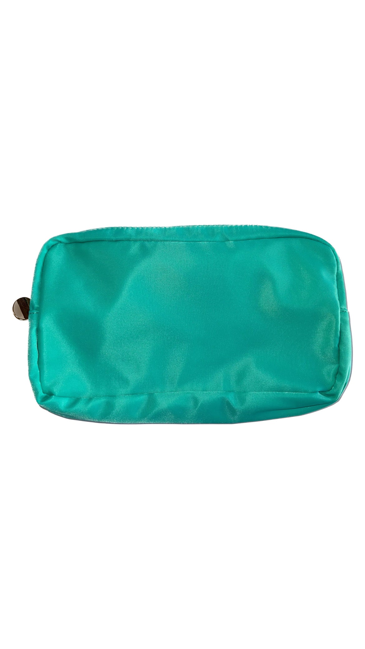 Nylon Cosmetic Travel Pouch - Turqoiuse