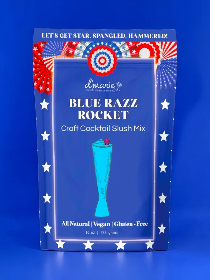 Cocktail Slush Mix | Blue Razz Rocket