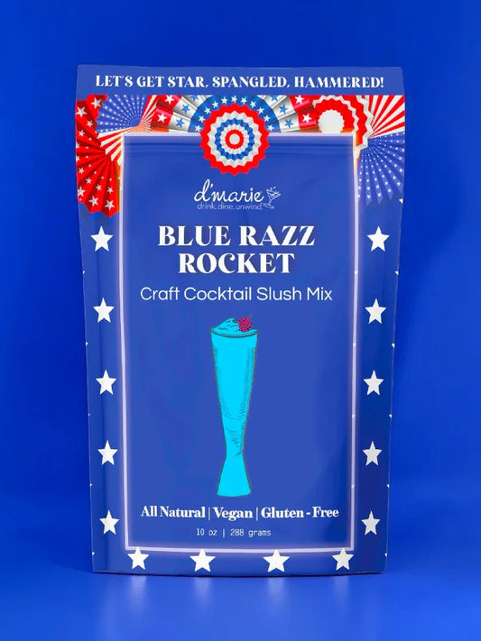 Cocktail Slush Mix | Blue Razz Rocket