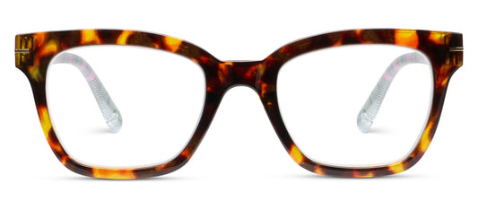 Peepers x Laura Park | Buzzworthy | Tortoise/Marigold Ticking Stripe PinkPink