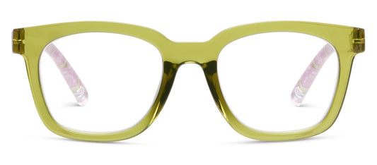 Peepers x Laura Park | To the Max | Green/Rosemary Stripe Pink